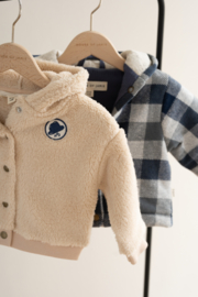 House of Jamie | Baby hoodie jacket blue check