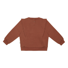 House of Jamie | Shoulder sweater terra rust