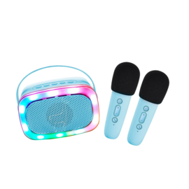 Lalarma | karaokeset blauw 2 microfoons