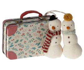 Maileg | kerstornament sneeuwpop in koffer