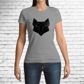 Geometric Fox - Full - zwart