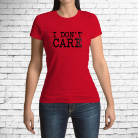 Sarcasm - Don't Care - zwart