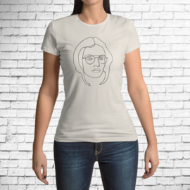 Sketch Faces - Girl Glasses