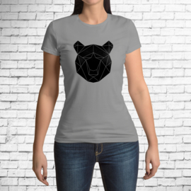 Geometric Bear - Full - zwart