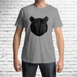 Geometric Bear - Full - zwart