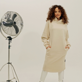Hoodydress offwhite