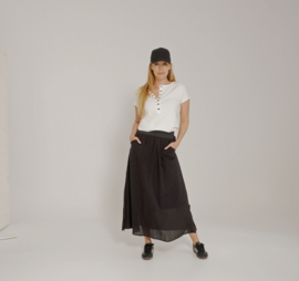 Skirt woven black