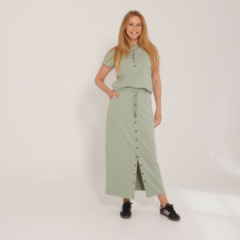 Skirt long soft green