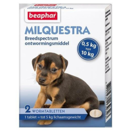 Milquestra pup/kleine hond 0,5-10kg (2 tabletten)