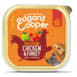 Edgard&Cooper Kuipje Chicken Turkey Adult 150 g - Hondenvoer - Kip&Kalkoen