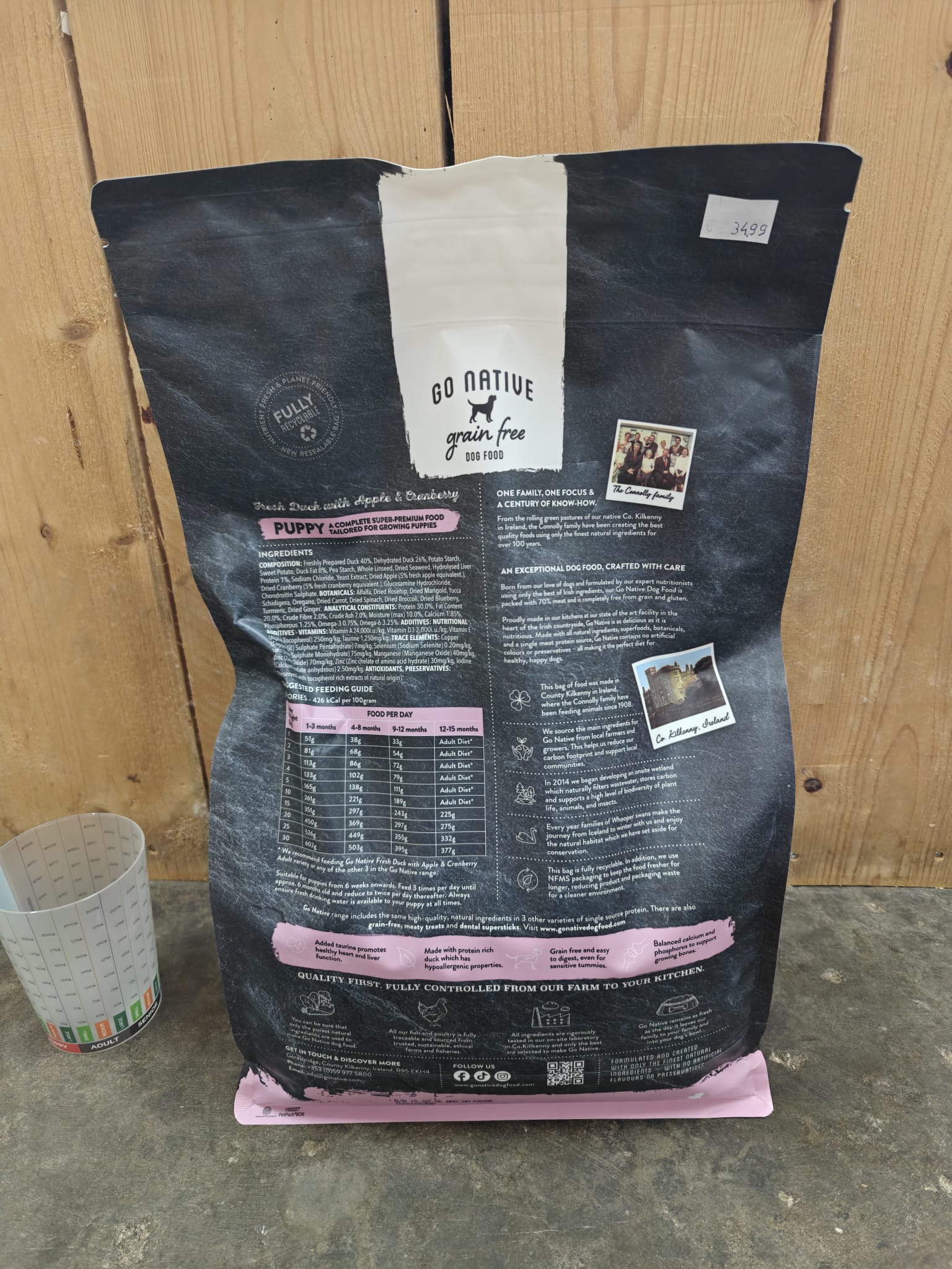 puppy Vrijlopende Eend met Appel & Veenbes graanvrij 4 kg