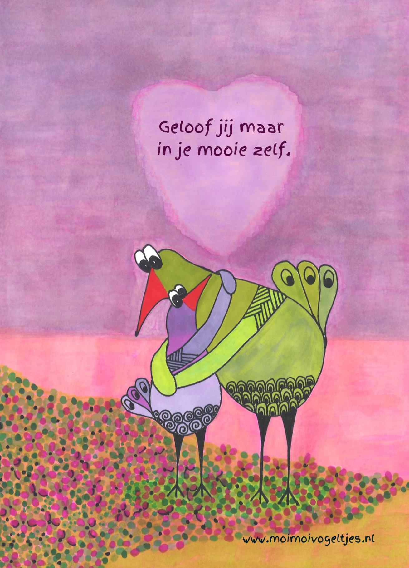 Geloof jij maar in je mooie zelf