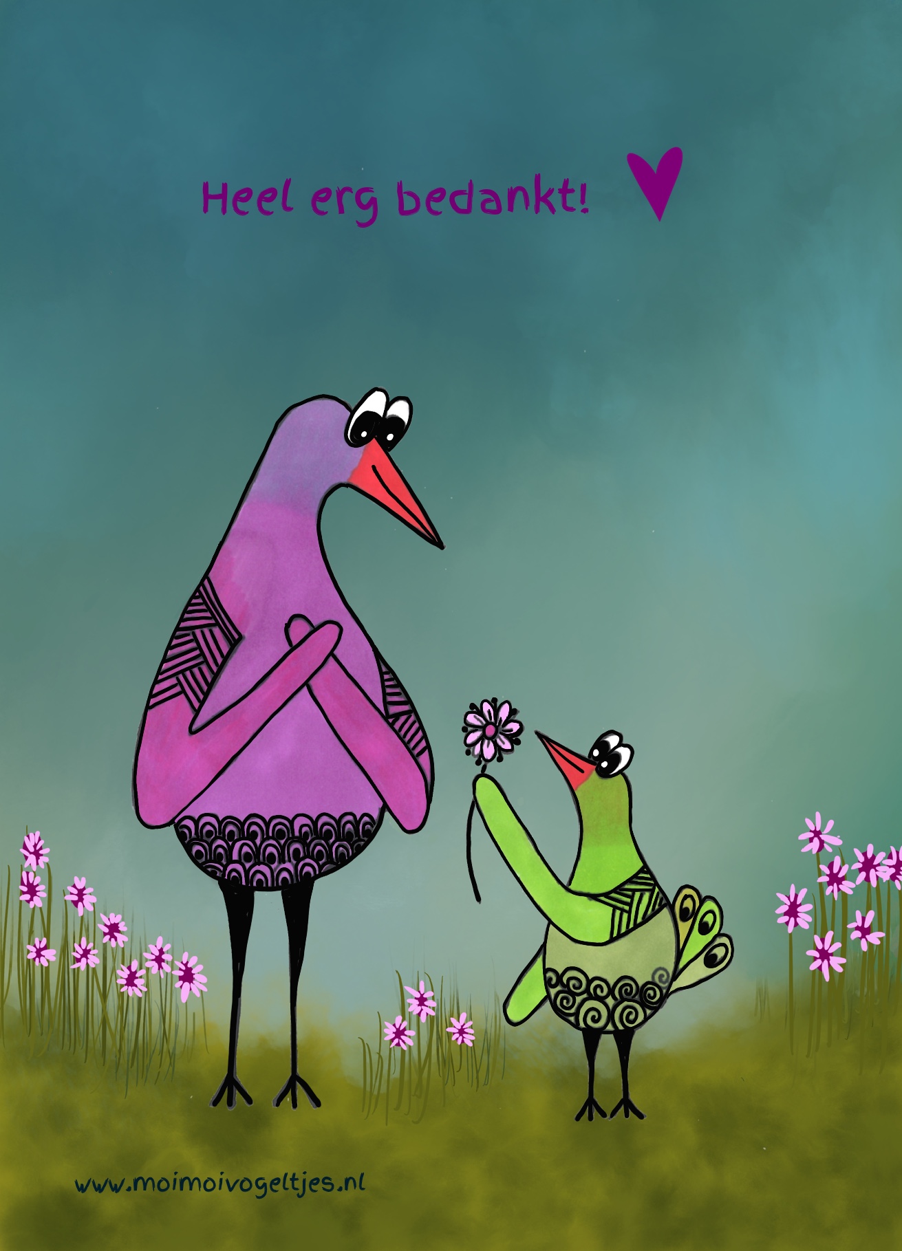 Heel erg bedankt
