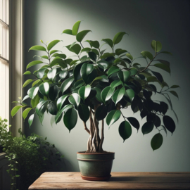 Een Weelderige Treurvijg Thuis: Verzorging van Ficus Benjamina