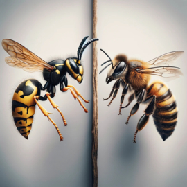 Wespen en Bijen: Hoe Ze van Elkaar te Onderscheiden