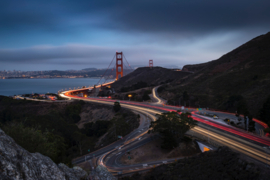 Bay Bridge night time