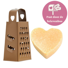 Geurhartje Vanille met bruine rasp