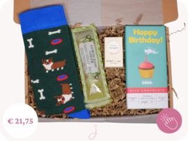 Brievenbus cadeau voor een man "Happy Birthday"