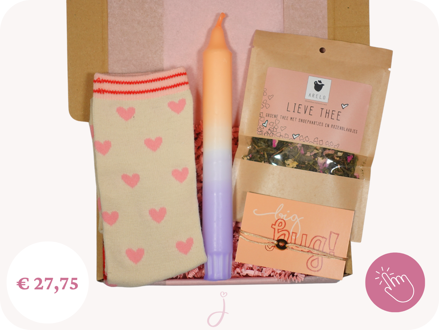 Brievenbus cadeau Dikke knuffel  - Cadeau voor een vriendin