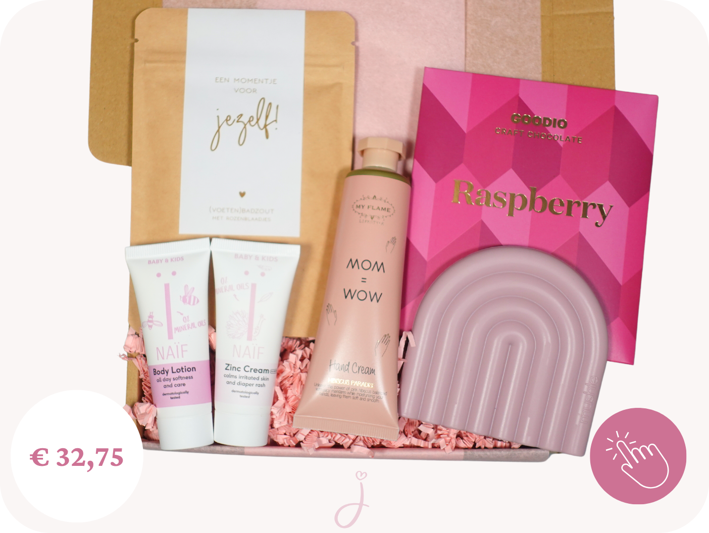 Brievenbus cadeau Happy box - Zwangerschapsverlof cadeau