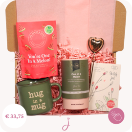 Cadeau voor Moederdag One in a melon  - Cadeaubox