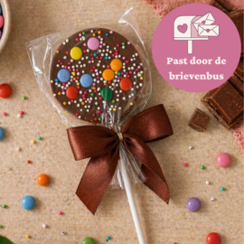 Kerstbal lolly | Chocolade melk