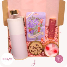Dag van de Secretaresse cadeau Lila - Cadeaubox