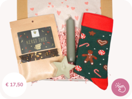 Kerstcadeau "Warm Christmas" - Brievenbus cadeau