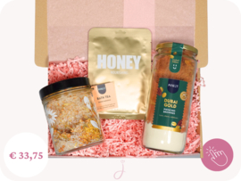Cadeaubox Honey & Gold - Selfcare cadeau