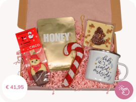 Kerstcadeau "It's cold outside" - Cadeaubox