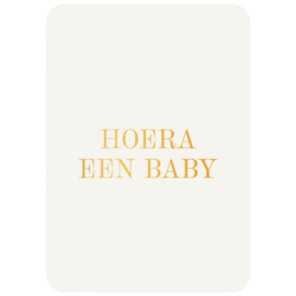 Kaart - Hoera een baby