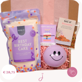 Verjaardagscadeau Smile, It's your birthday - Cadeaubox