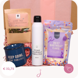 Verjaardagscadeau Fabulous Birthday - Cadeaubox