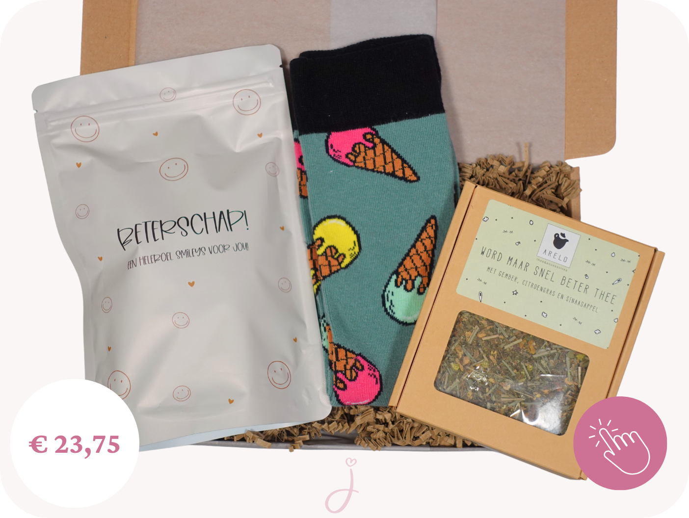 Cadeau voor een man "Ice ice baby!" - Cadeaubox