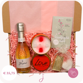 Huwelijkscadeau Huwelijksgeluk zaaien - Cadeaubox