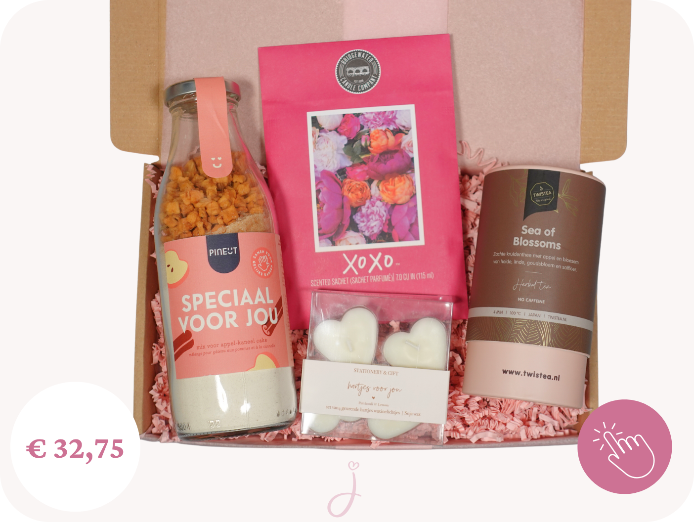 Weer thuis cadeau "Welkom thuis" - Cadeaubox