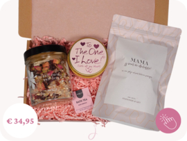 Cadeau voor moederdag "Lovely" - Cadeaubox
