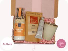 Bedankt cadeau "Blij met jou" - Cadeaubox