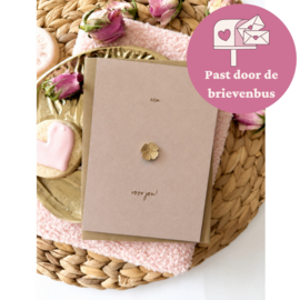 "Een klavertje geluk voor jou" pin
