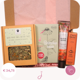 Beterschap cadeau Hugs & kisses - Brievenbus cadeau