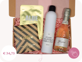 Cadeau voor een vriendin "Fabulous treat" - Cadeaubox
