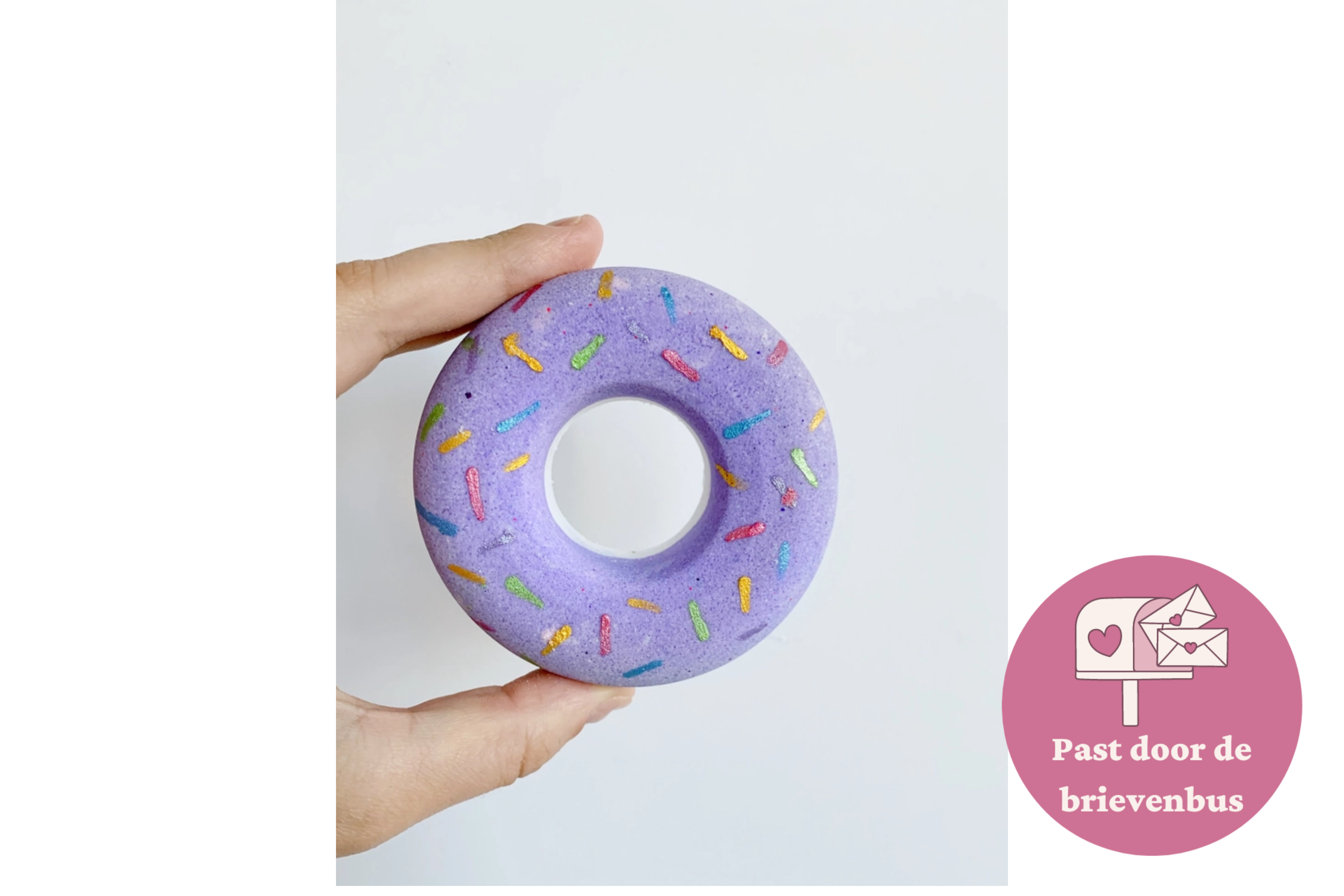 Lavendel badbom donut