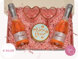 Verhuis cadeau  "Sparkling new home" - Cadeaubox