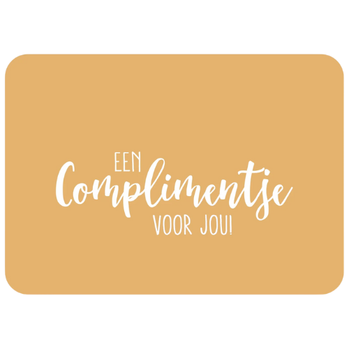 Kaart - Complimentje voor jou!