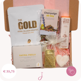 Verjaardagscadeau Goud - Brievenbus cadeau