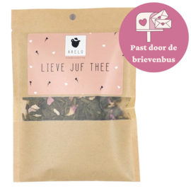 "Lieve juf" thee