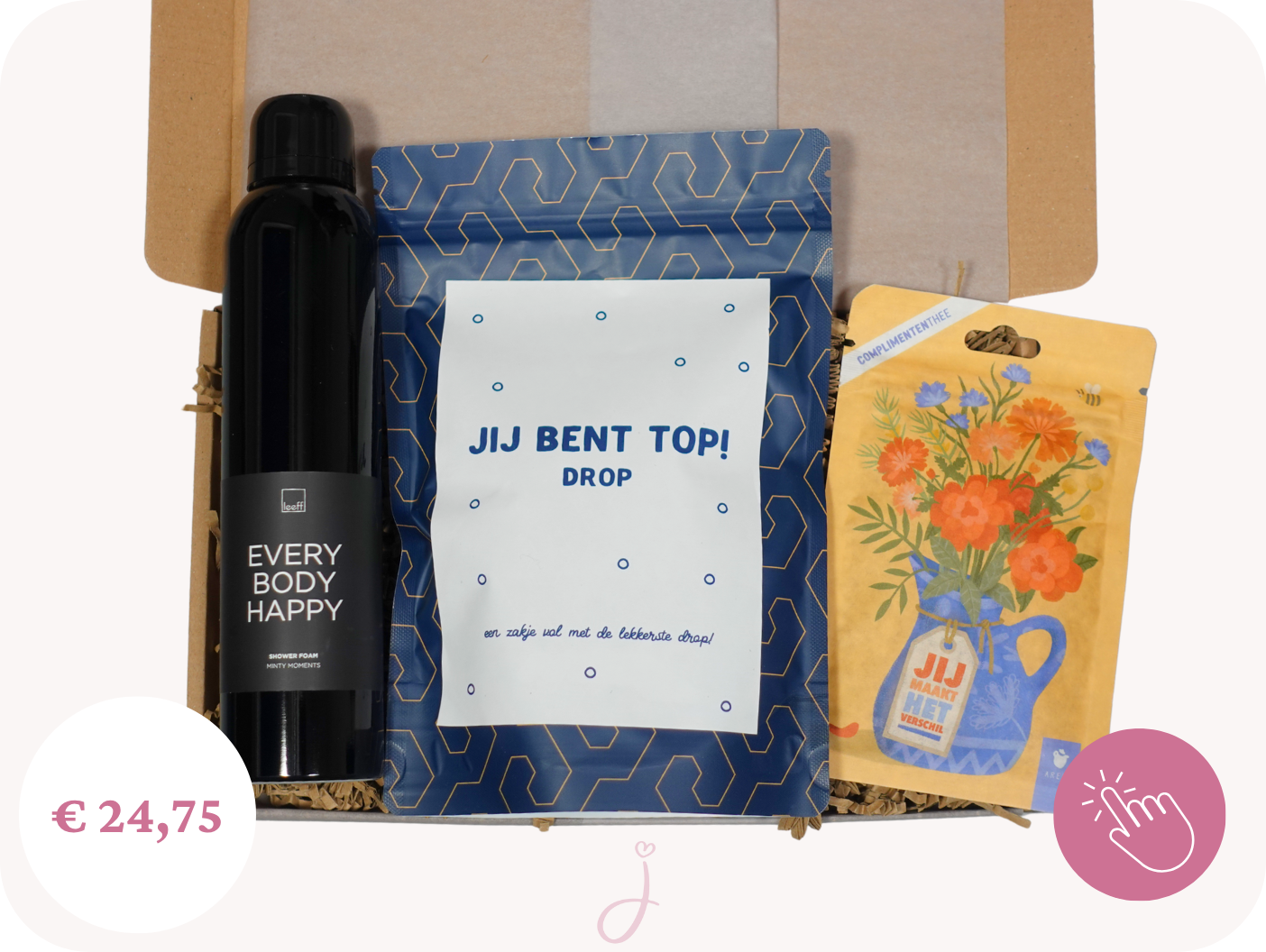 Cadeau voor een man "Sweet Gift" - Cadeaubox