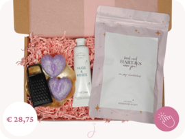 Sterkte cadeau "Heel veel hartjes" - Cadeaubox
