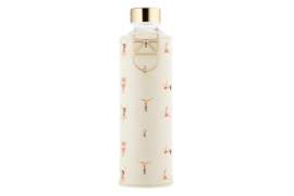 EQUA - drinkfles van glas met imitatieleer - Playa