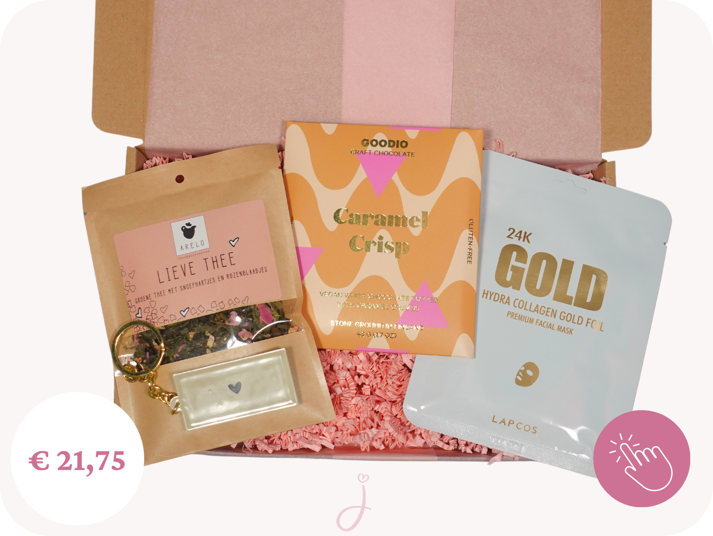 Brievenbus cadeau Goud - Cadeau voor een vriendin